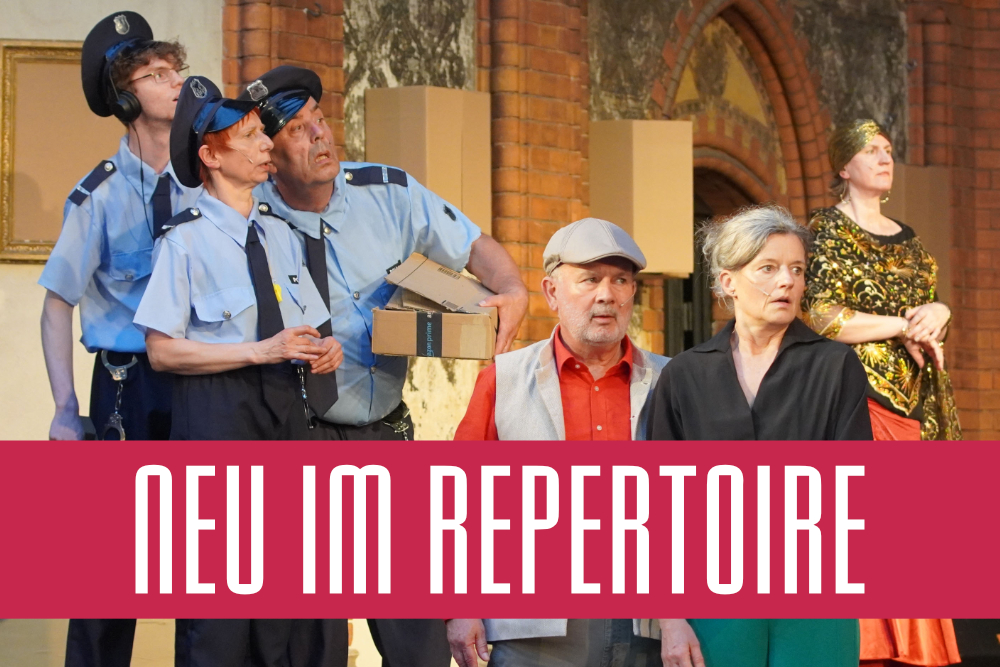 Kriminalkomödie Bares Rares und weg war es TheaterRuine St. Pauli Dresden Kriminalkomödie